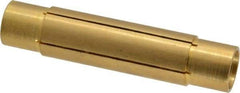 Made in USA - 11/16" Diam Through Hole Barrel Cylinder - 3" Barrel Length, Eccentric Slot - Strong Tooling