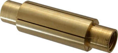 Made in USA - 7/8" Diam Through Hole Barrel Cylinder - 3" Barrel Length, Eccentric Slot - Strong Tooling