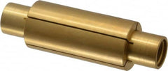 Made in USA - 15/16" Diam Through Hole Barrel Cylinder - 3" Barrel Length, Eccentric Slot - Strong Tooling