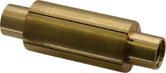 Made in USA - 1" Diam Through Hole Barrel Cylinder - 3" Barrel Length, Eccentric Slot - Strong Tooling