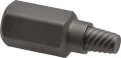 Irwin Hanson - Spiral Flute Screw Extractor - 1/4" Extractor for 7/16" Screw, 1/2" Hex - Strong Tooling