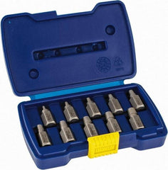 Irwin Hanson - 10 Piece Spiral Flute Screw Extractor Set - Screw Range 1/8 to 13/32" - Strong Tooling