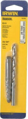 Irwin - 2 Piece Spiral Flute Screw Extractor & Drill Set - Screw Range 3/8 to 5/8" - Strong Tooling