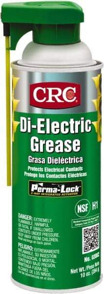 CRC - 16 oz Aerosol Silicone General Purpose Grease - Opaque White, Food Grade, 400°F Max Temp, NLGIG 2, - Strong Tooling