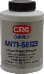 CRC - 8 oz Bottle General Purpose Anti-Seize Lubricant - Copper, -95 to 1,800°F, Bronze, Water Resistant - Strong Tooling