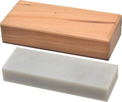 Made in USA - 6" Long x 2" Wide x 3/4" Thick, Novaculite Sharpening Stone - Rectangle, Ultra Fine Grade - Strong Tooling