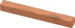 Made in USA - 4" Long x 1/4" Wide x 1/4" Thick, Aluminum Oxide Sharpening Stone - Square, Fine Grade - Strong Tooling