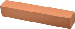 Made in USA - 6" Long x 1" Wide x 1" Thick, Aluminum Oxide Sharpening Stone - Square, Fine Grade - Strong Tooling