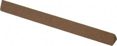 Made in USA - 4" Long x 3/8" Wide x 3/8" Thick, Aluminum Oxide Sharpening Stone - Triangle, Medium Grade - Strong Tooling