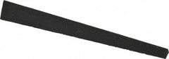 Made in USA - 1/2" Wide x 4" OAL, Aluminum Oxide Sharpening Stone - Triangle Tapered, Medium Grade, 120 Grit - Strong Tooling