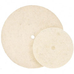 WALTER Surface Technologies - 7" Diam, Unmounted Buffing Wheel - Hook & Loop Felt Disc, High Density Density - Strong Tooling