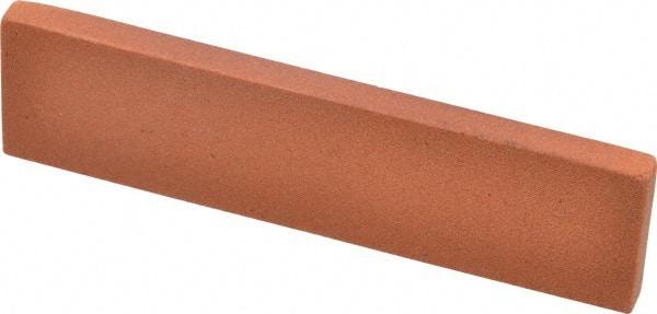 Norton - 4" Long x 1" Wide x 1/4" Thick, Aluminum Oxide Sharpening Stone - Rectangle, Fine Grade - Strong Tooling