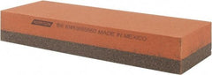 Norton - 6" Long x 2" Wide x 1" Thick, Aluminum Oxide Sharpening Stone - Rectangle, Coarse, Fine Grade - Strong Tooling