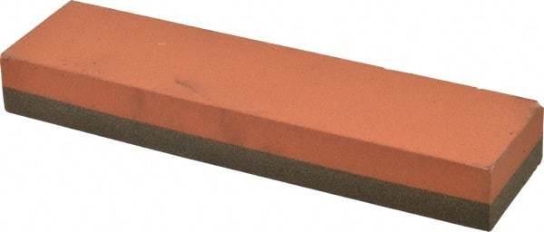 Norton - 8" Long x 2" Wide x 1" Thick, Aluminum Oxide Sharpening Stone - Rectangle, Coarse, Fine Grade - Strong Tooling