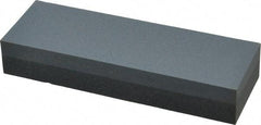 Norton - 6" Long x 2" Wide x 1" Thick, Silicon Carbide Sharpening Stone - Rectangle, Coarse, Fine Grade - Strong Tooling