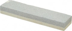 Value Collection - 8" Long x 2" Wide x 1" Thick, Aluminum Oxide Sharpening Stone - Rectangle, 120/240 Grit, Fine, Very Fine Grade - Strong Tooling