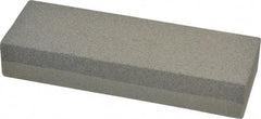 Value Collection - 6" Long x 2" Wide x 1" Thick, Aluminum Oxide Sharpening Stone - Rectangle, 120/240 Grit, Fine, Very Fine Grade - Strong Tooling