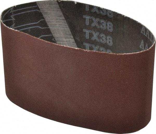 Tru-Maxx - 3-1/2" Wide x 15-1/2" OAL, 180 Grit, Aluminum Oxide Abrasive Belt - Aluminum Oxide, Very Fine, Coated, X Weighted Cloth Backing - Strong Tooling