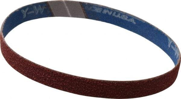 Norton - 1/2" Wide x 12" OAL, 60 Grit, Ceramic Abrasive Belt - Ceramic, Medium, Coated, Y Weighted Cloth Backing, Series R981 - Strong Tooling