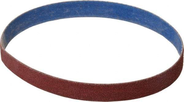 Norton - 1/2" Wide x 12" OAL, 80 Grit, Ceramic Abrasive Belt - Ceramic, Medium, Coated, Y Weighted Cloth Backing, Series R981 - Strong Tooling