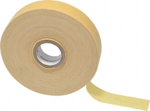 3M - 3/4" x 110', Yellow Cotton Cloth Electrical Tape - Series 2520, 8 mil Thick, 800 V/mil Dielectric Strength, 50 Lb./Inch Tensile Strength - Strong Tooling