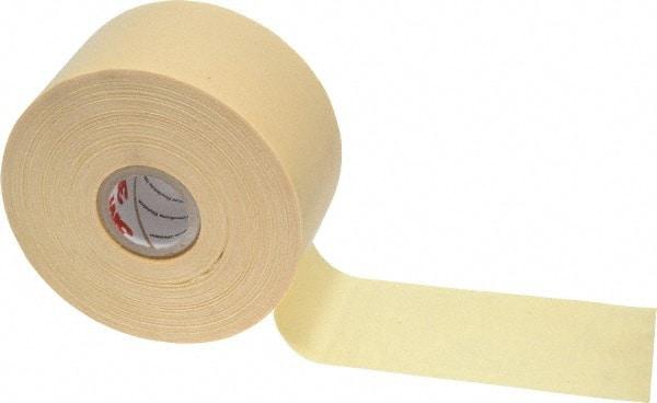 3M - 2" x 110', Yellow Cotton Cloth Electrical Tape - Series 2520, 8 mil Thick, 800 V/mil Dielectric Strength, 50 Lb./Inch Tensile Strength - Strong Tooling