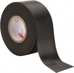 3M - 1-1/2" x 20', Black Rubber Electrical Tape - Series 77, 30 mil Thick - Strong Tooling