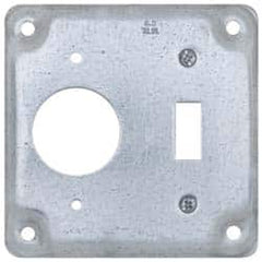 Cooper Crouse-Hinds - Electrical Outlet Box Steel Square Surface Cover - Strong Tooling