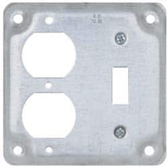 Cooper Crouse-Hinds - Electrical Outlet Box Steel Square Surface Cover - Strong Tooling