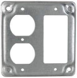 Cooper Crouse-Hinds - Electrical Outlet Box Steel Square Surface Cover - Strong Tooling