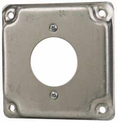 Cooper Crouse-Hinds - Electrical Outlet Box Steel Square Surface Cover - Strong Tooling