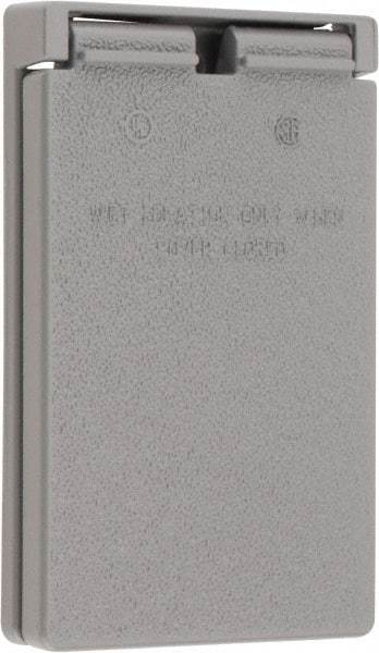 Cooper Crouse-Hinds - Electrical Outlet Box Aluminum Weatherproof Cover - Includes Gasket - Strong Tooling