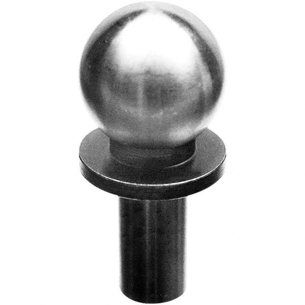 TE-CO - 3/4" Ball Diam, 3/8" Shank Diam, Alloy Steel Inspection Tooling Ball - Strong Tooling