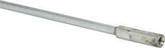 Value Collection - 24" Long x 1/4" Rod Diam, Tube Brush Extension Rod - 1/4-20 Female Thread - Strong Tooling