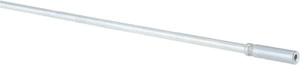 Value Collection - 36" Long x 1/4" Rod Diam, Tube Brush Extension Rod - 3/16-24 Female Thread - Strong Tooling