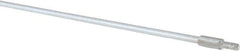 Value Collection - 36" Long x 1/4" Rod Diam, Tube Brush Extension Rod - 1/4-20 Male Thread - Strong Tooling