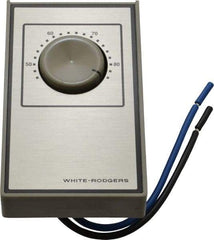 White-Rodgers - 40 to 85°F, Heat Only, Line Voltage Wall Thermostat - 120 to 277 Volts, SPST Switch - Strong Tooling