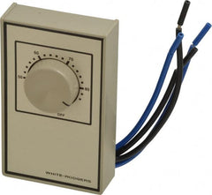 White-Rodgers - 40 to 85°F, Heat Only, Line Voltage Wall Thermostat - 120 to 277 Volts, DPST Switch - Strong Tooling