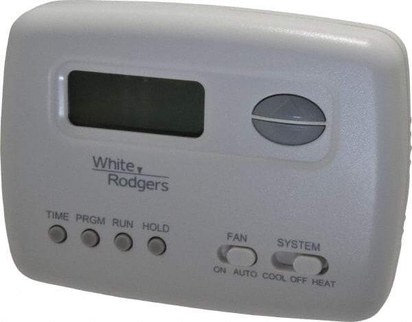 White-Rodgers - 45 to 99°F, 1 Heat, 1 Cool, Economy Digital Single Stage Battery Powered Thermostat - mV to 30 Volts, Electronic Switching Switch - Strong Tooling