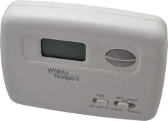 White-Rodgers - 45 to 99°F, 2 Heat, 1 Cool, Economy Digital Heat Pump Thermostat (Hardwired with Battery Back-Up) - 20 to 30 Volts, Electronic Switching Switch - Strong Tooling