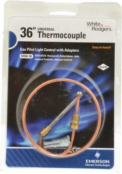 White-Rodgers - 36" Lead Length Universal Replacement HVAC Thermocouple - Universal Connection - Strong Tooling