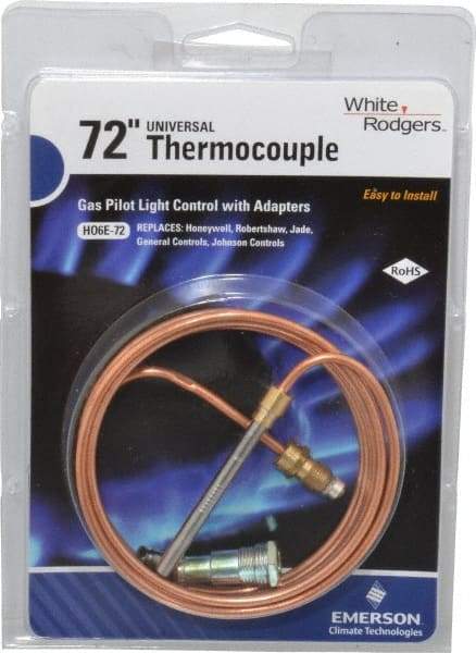 White-Rodgers - 72" Lead Length Universal Replacement HVAC Thermocouple - Universal Connection - Strong Tooling