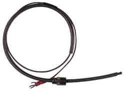 Thermo Electric - 32 to 900°F, J Universal Temp, Thermocouple Probe - 2 Ft. Cable Length, Stripped Ends with Spade Lugs, 1/4 Inch Probe Sheath Length, 1 Sec Response Time - Strong Tooling