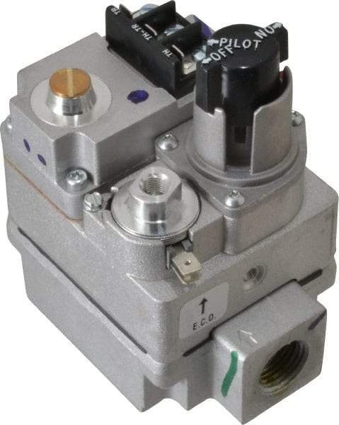 White-Rodgers - 24 VAC Coil Voltage, 1/2" x 3/4" Pipe, Natural, LP Standing Pilot Gas Valve - Inlet Pressure Tap - Strong Tooling