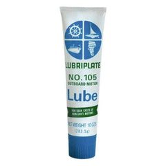 Lubriplate - 10 oz Tube Calcium General Purpose Grease - Off White, 150°F Max Temp, NLGIG 0, - Strong Tooling