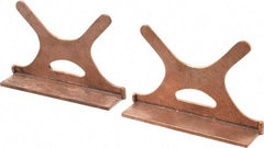 Wilton - 6-1/2" Jaw Width, Copper, Vise Jaw Cap - Strong Tooling