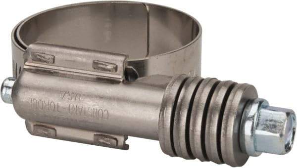 IDEAL TRIDON - Steel Auto-Adjustable Worm Drive Clamp - 5/8" Wide x 5/8" Thick, 1" Hose, 1 to 1-3/4" Diam - Strong Tooling