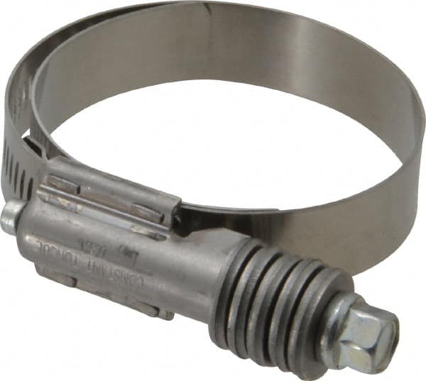 IDEAL TRIDON - Steel Auto-Adjustable Worm Drive Clamp - 5/8" Wide x 5/8" Thick, 1-3/4" Hose, 1-3/4 to 2-5/8" Diam - Strong Tooling