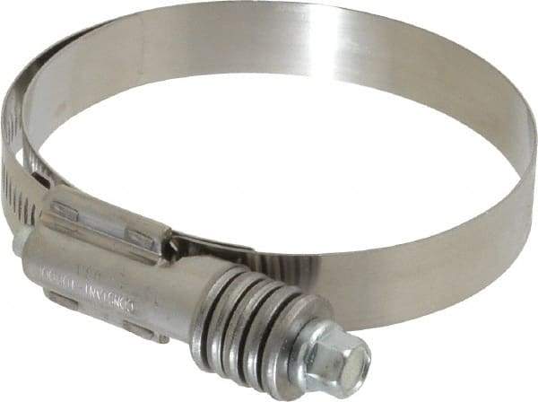 IDEAL TRIDON - Steel Auto-Adjustable Worm Drive Clamp - 5/8" Wide x 5/8" Thick, 2-3/4" Hose, 2-3/4 to 3-5/8" Diam - Strong Tooling