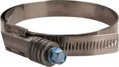 IDEAL TRIDON - Steel Auto-Adjustable Worm Drive Clamp - 5/8" Wide x 5/8" Thick, 3-3/4" Hose, 3-3/4 to 4-5/8" Diam - Strong Tooling